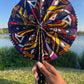 Handmade wax fan